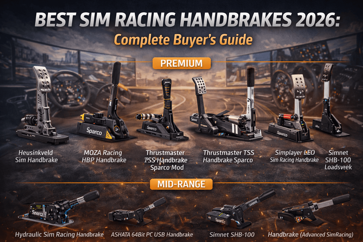 Best Sim Racing Handbrakes 2026: Complete Buyer's Guide