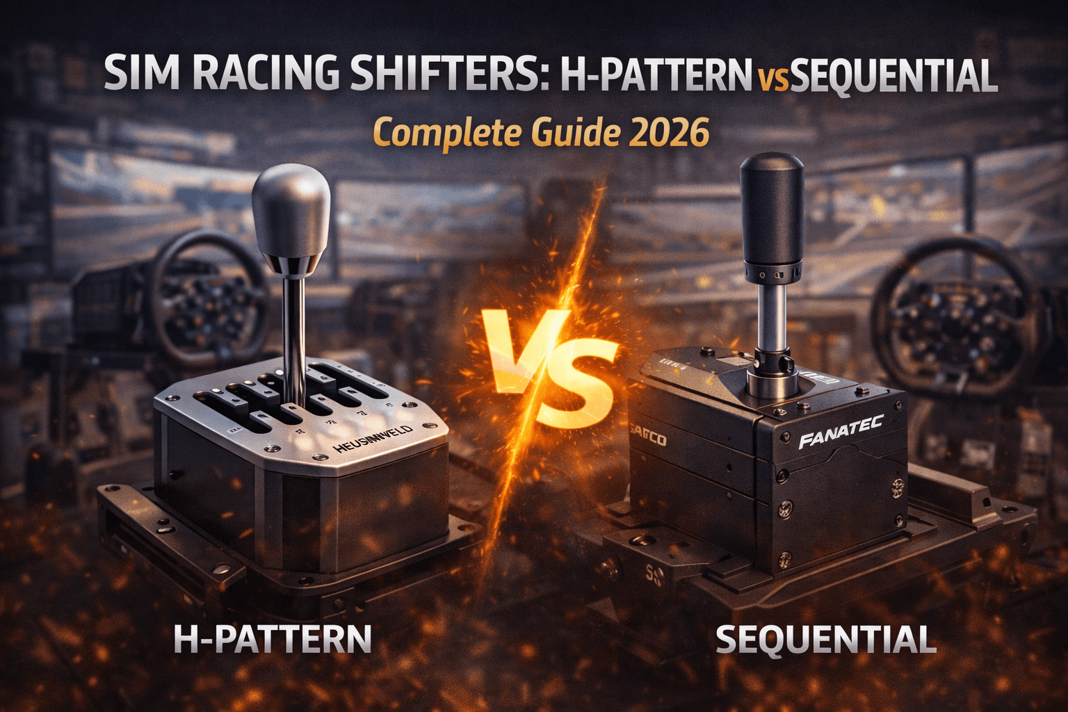 Sim Racing Shifters: H-Pattern vs Sequential - Complete Guide 2026