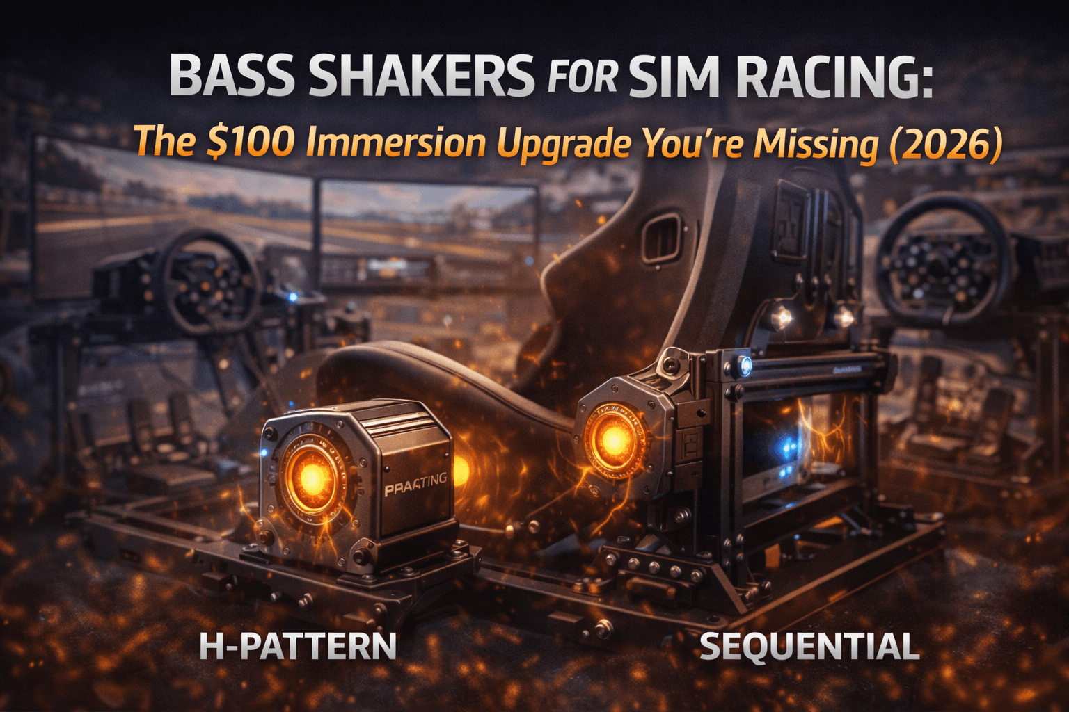 Bass Shakers for Sim Racing: The $100 Immersion Upgrade You're Missing (2026)