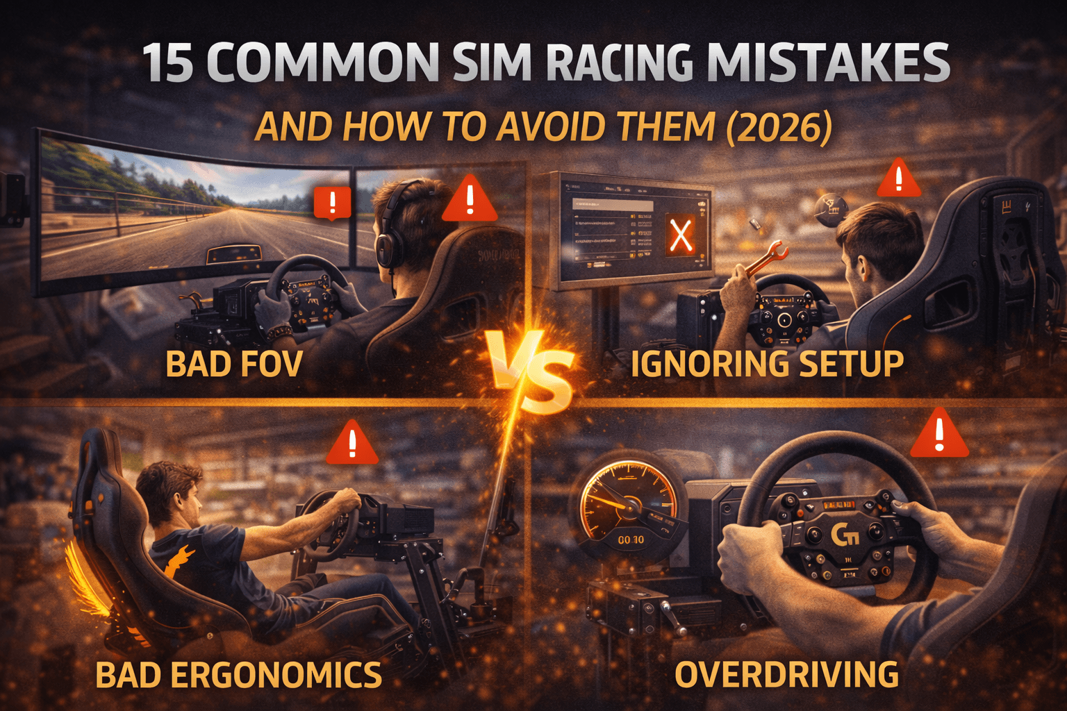 15 Common Sim Racing Mistakes and How to Avoid Them (2026)