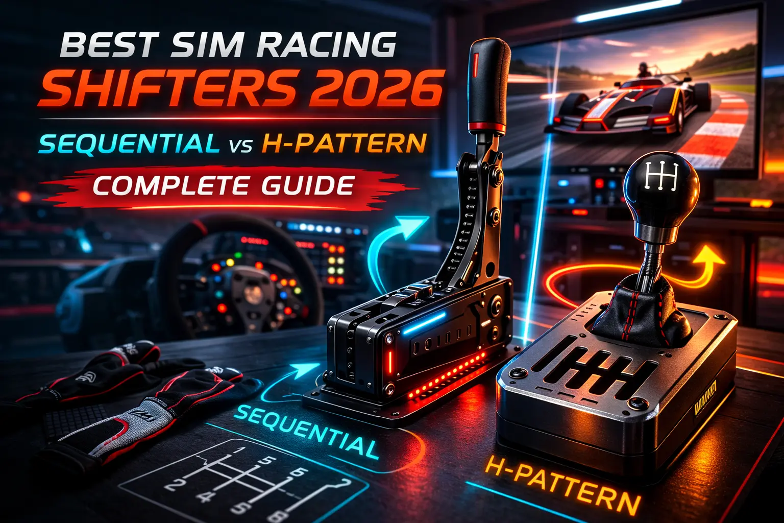 Best Sim Racing Shifters 2026: Sequential vs H-Pattern Complete Guide
