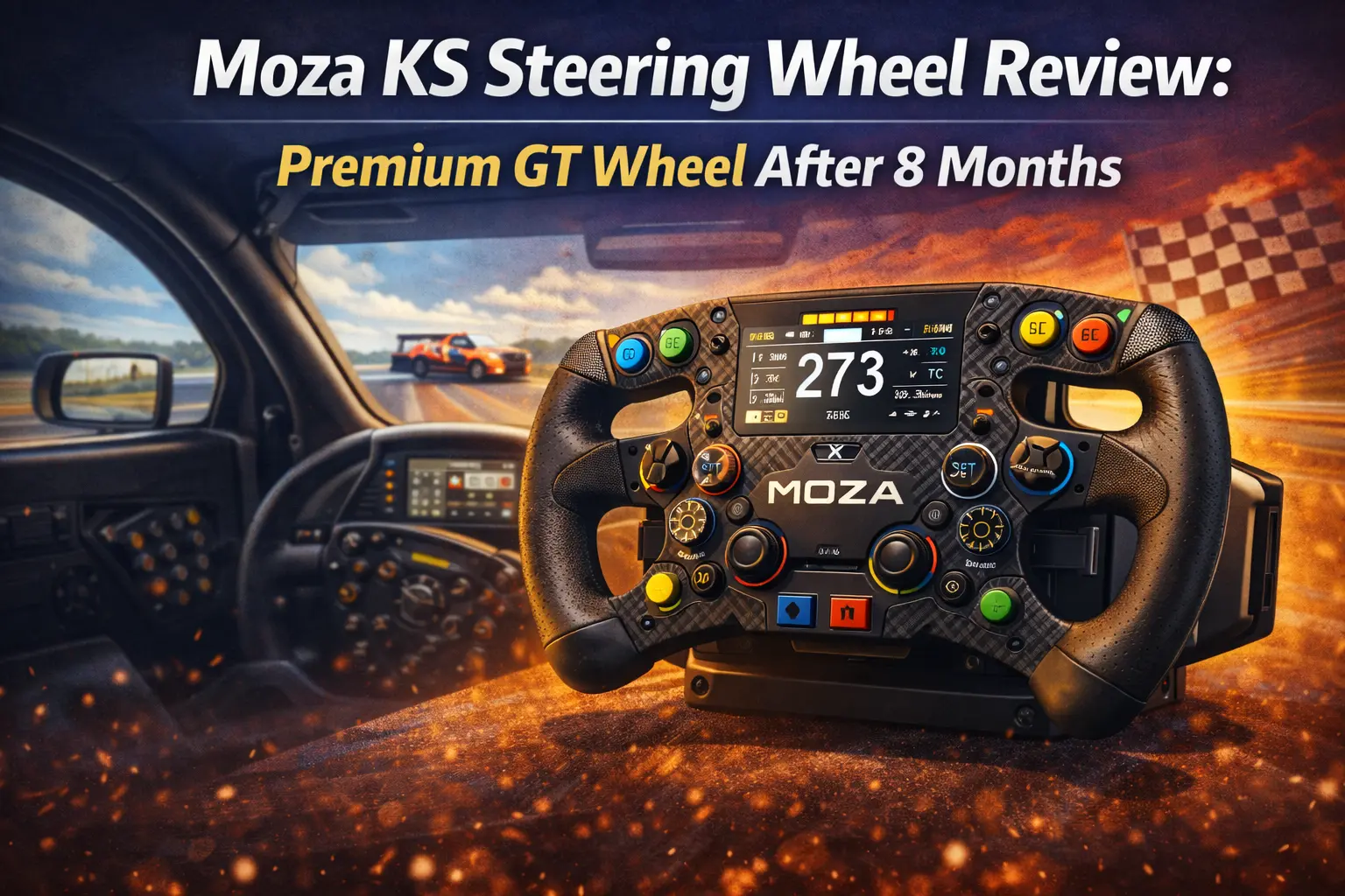 Moza KS Steering Wheel Review: Premium GT Wheel After 8 Months