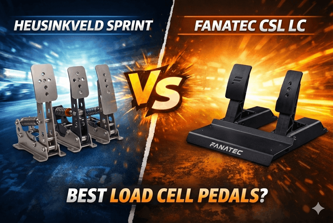 Heusinkveld Sprint vs Fanatec CSL LC: Best Load Cell Pedals ?