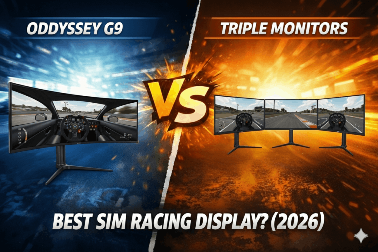 Odyssey G9 vs Triple Monitors: Best Sim Racing Display ? (2026)